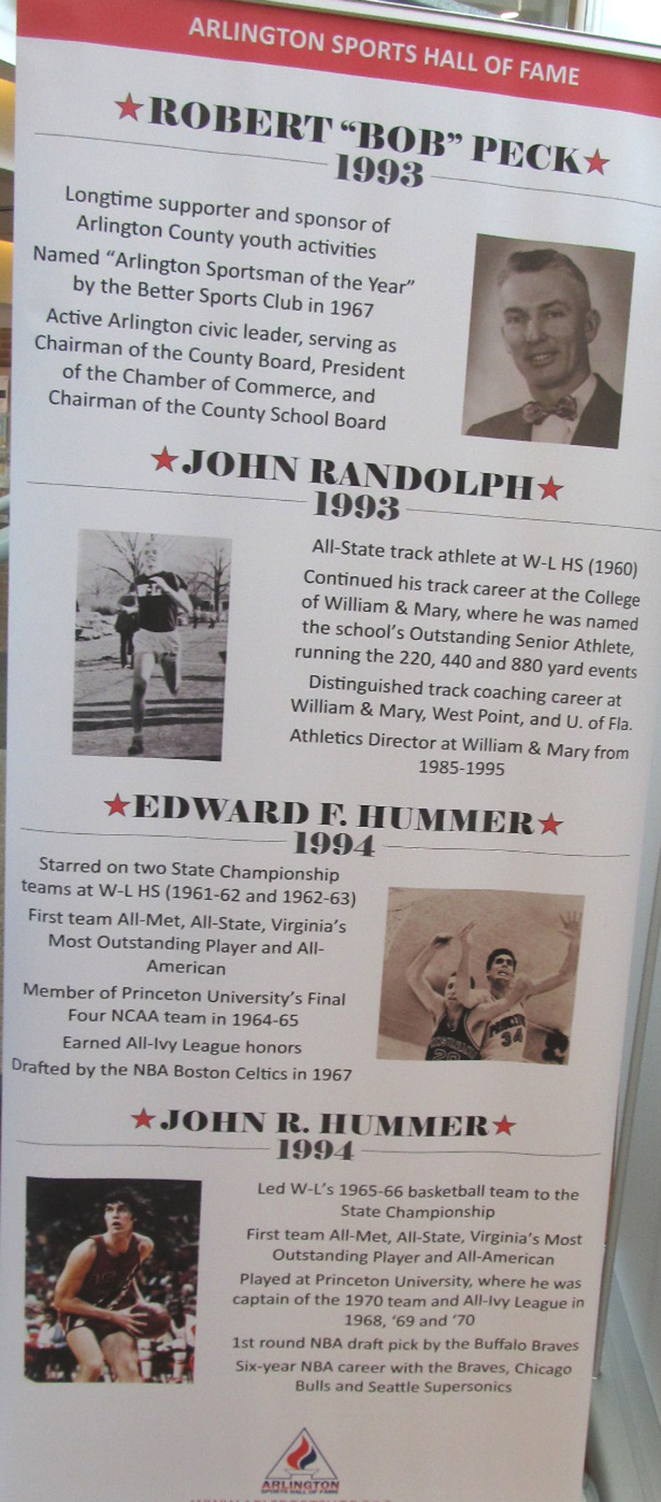 Arlington Sports Hall of Fame 7